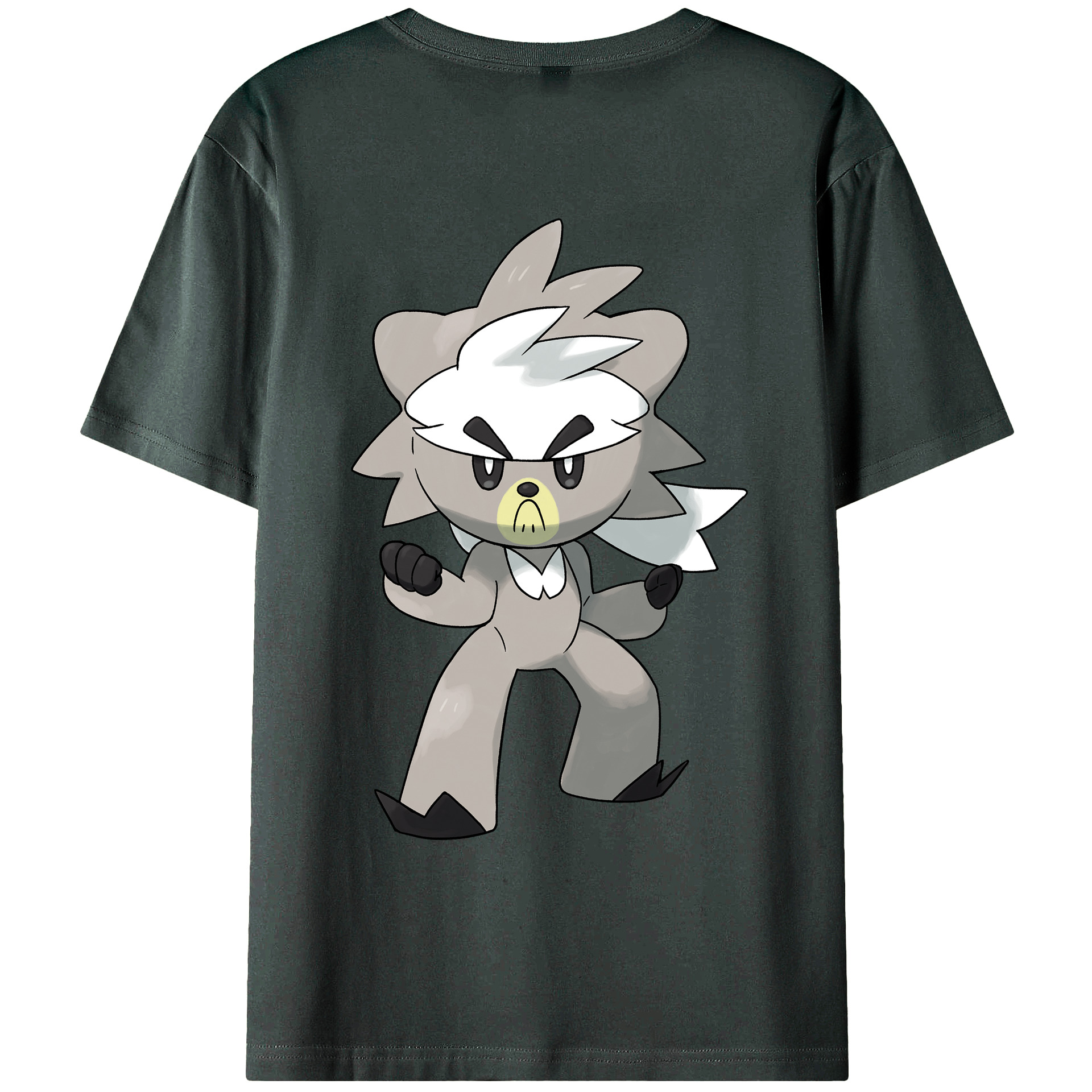（画像用） ポケットモンスター Pokémon 綿100％ メンズ半袖Tシャツ（バックプリント） 通気性